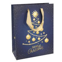 Idena Geschenktasche WH Goldbaum 18x8x23cmFSC-Mix