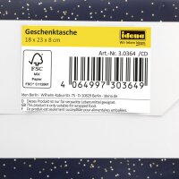 Idena Geschenktasche WH Goldbaum 18x8x23cmFSC-Mix