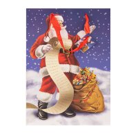 Idena Geschenktasche WH Santa Liste XXL FSC-Mix