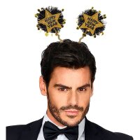 Haarreif Happy New Year gold
