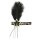 Haarband Happy New Year mit Stern, gold-schwarz mit Feder
