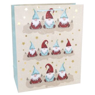Idena Geschenktasche Wichtel L FSC-Mix
