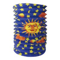 Idena Zuglaterne Sonne Mond D16x24cm FSC-Mix