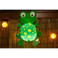 Idena Laterne Frosch 48x33cm FSC-Mix