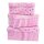 Idena Geschenkboxen-Set Dots pink 3er FSC-Mix