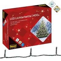 Idena LED Lichterkette 400er WW,8h Timer,47,90m
