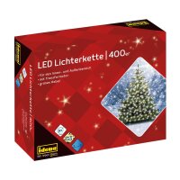 Idena LED Lichterkette 400er WW,8h Timer,47,90m