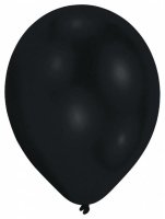 Luftballons 27,5cm schwarz 25er