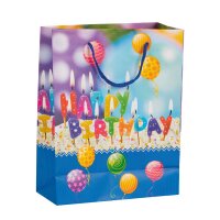 Geschenktasche Happy Birthday 23 x 18 x 8 cm