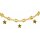 Girlande Happy New Year 3 m, gold, holografisch