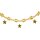 Girlande Happy New Year 3 m, gold, holografisch