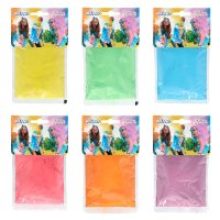 Holi-Farbpulver 70g 6fach sortiert