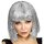 Perücke Glitzy Vegas silber