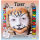 Motivschminke 4 Farben mit Pinsel Tiger