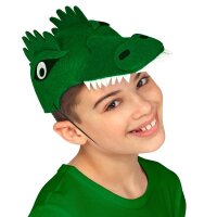 Krokodilhut aus Filz