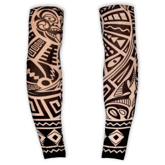 Tattooärmel Tribal realistische Optik