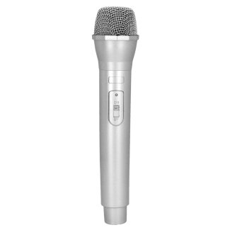 Mikrofon 23,5 cm silber