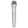 Mikrofon 23,5 cm silber