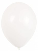 Luftballons Crystal 27,5cm weiß 50er