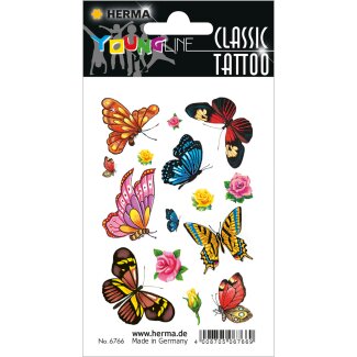 HERMA Tattoos Schmetterlinge leicht ablösbar