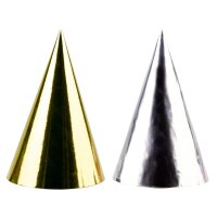Partyhut 15,5cm Golden Wishes