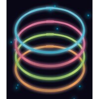 Knicklicht-Halskette 4 Stück 56 cm bunt sortiert