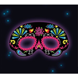 Knicklicht-Maske schwarz/bunt