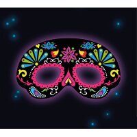 Knicklicht-Maske schwarz/bunt