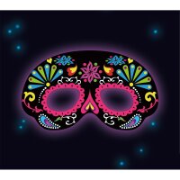 Knicklicht-Maske schwarz/bunt