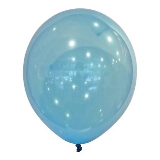 Luftballons Droplets 27,5cm blau 50er