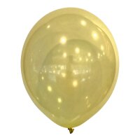 Luftballons Droplets 27,5cm gelb 50er