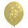 Luftballons Droplets 27,5cm gelb 50er