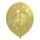 Luftballons Droplets 27,5cm gelb 50er