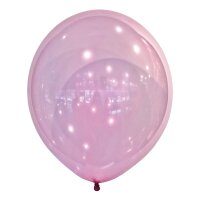 Luftballons Droplets 27,5cm rosa 50er