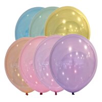 Luftballons Droplets 13cm bunt 100er