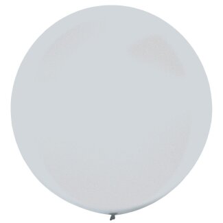 Luftballons Metallic 61cm silber 4er