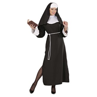 Kostüm Nonne Gewand Haube Gr. XXL