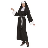Kostüm Nonne Gewand Haube Gr. XXL