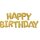 Folienballons Happy Birthday gold 2teilig