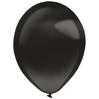 Luftballons Pearl 12cm schwarz 100er