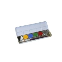 Schminkpalette 6er Kombi 6 Farben, Glitzer, Metall
