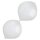 Luftballons E-Link 30cm Pearl frostweiß 50er