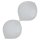 Luftballons E-Link 30cm Metallic silber 50er