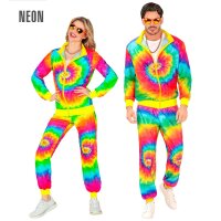 Kostüm Neon Psychedelic Fashion Anzug Gr.S