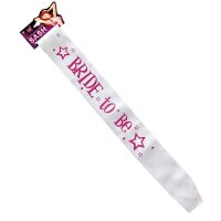 Schärpe Bride To Be aus Satin