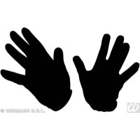 Handschuhe schwarz Einheitsgröße für Erwachsene
