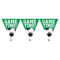 Wimpelkette Game Time Fußball 3,65m