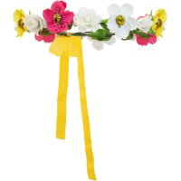 Blumendiadem mit Bändern