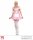 Kostüm Mini Dirndl rosa/weiß Set Gr.S