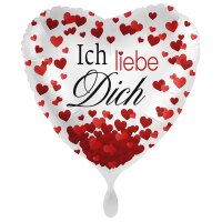 Standard I Love You Folienballon PL40 verpackt 43cm